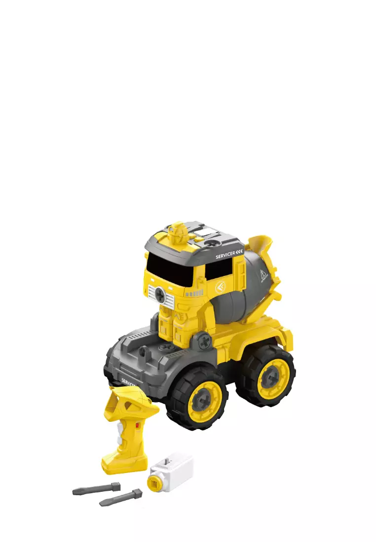 Okiedog RC DIY Transform Cement Mixer  - Mobil Dan Robot Remote