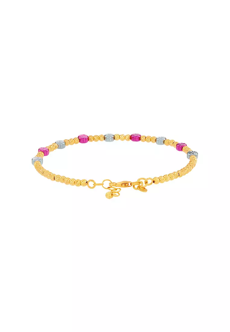 HABIB Oro Italia 916 Yellow Gold Bangle GB92110324(FT)-TI