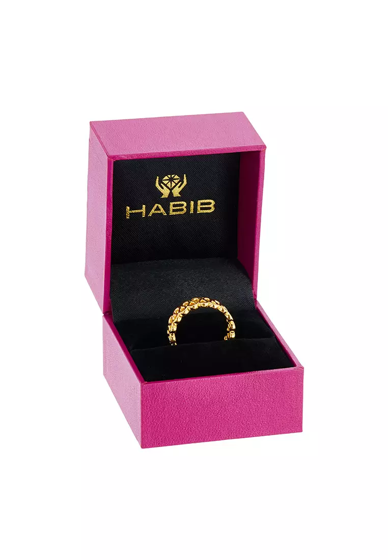 HABIB 999/24K Yellow Gold Ring 9GR00740225