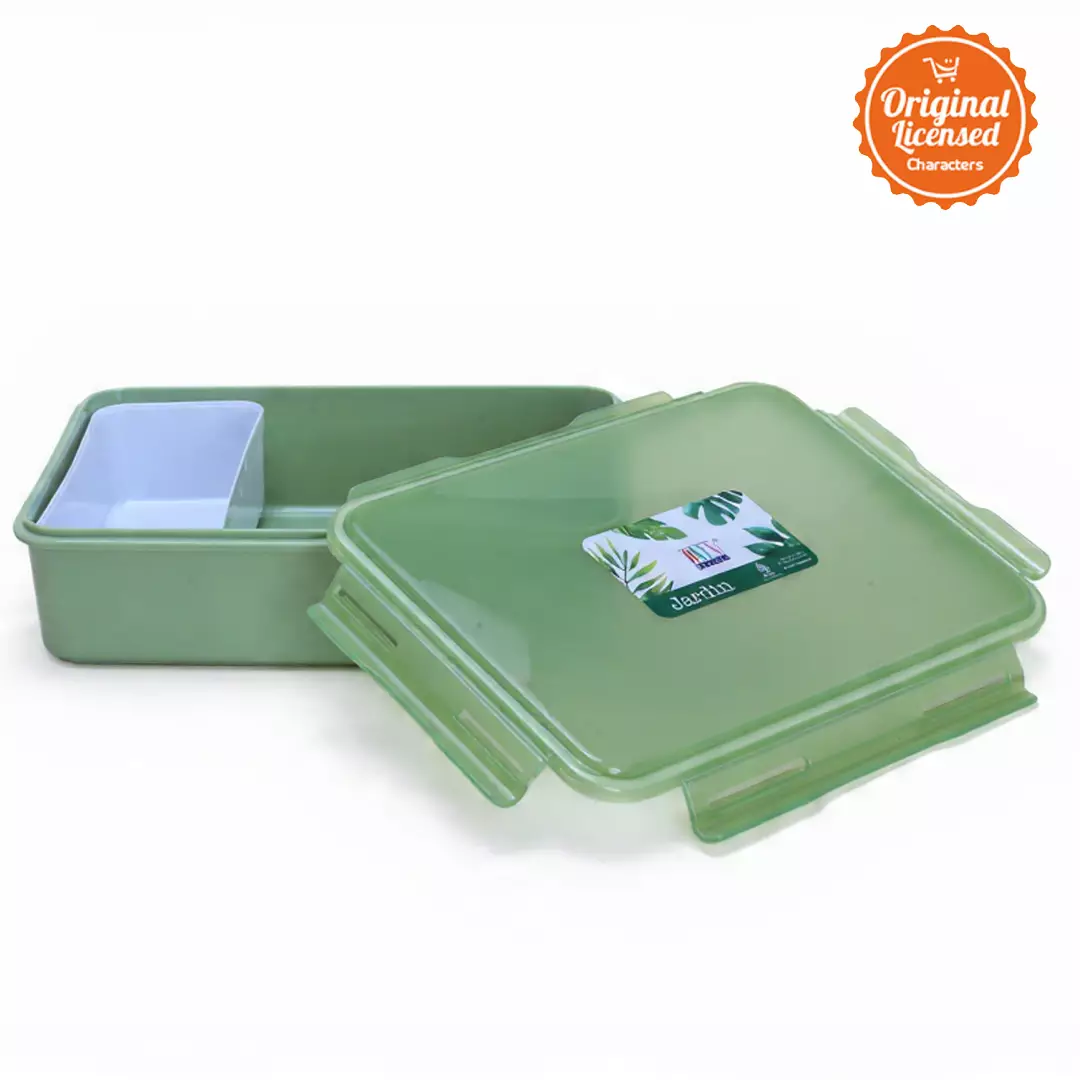 Tempat Makan Sekat 1 Liter Food Grade – Lunch Box Anak & Dewasa Hijau Army