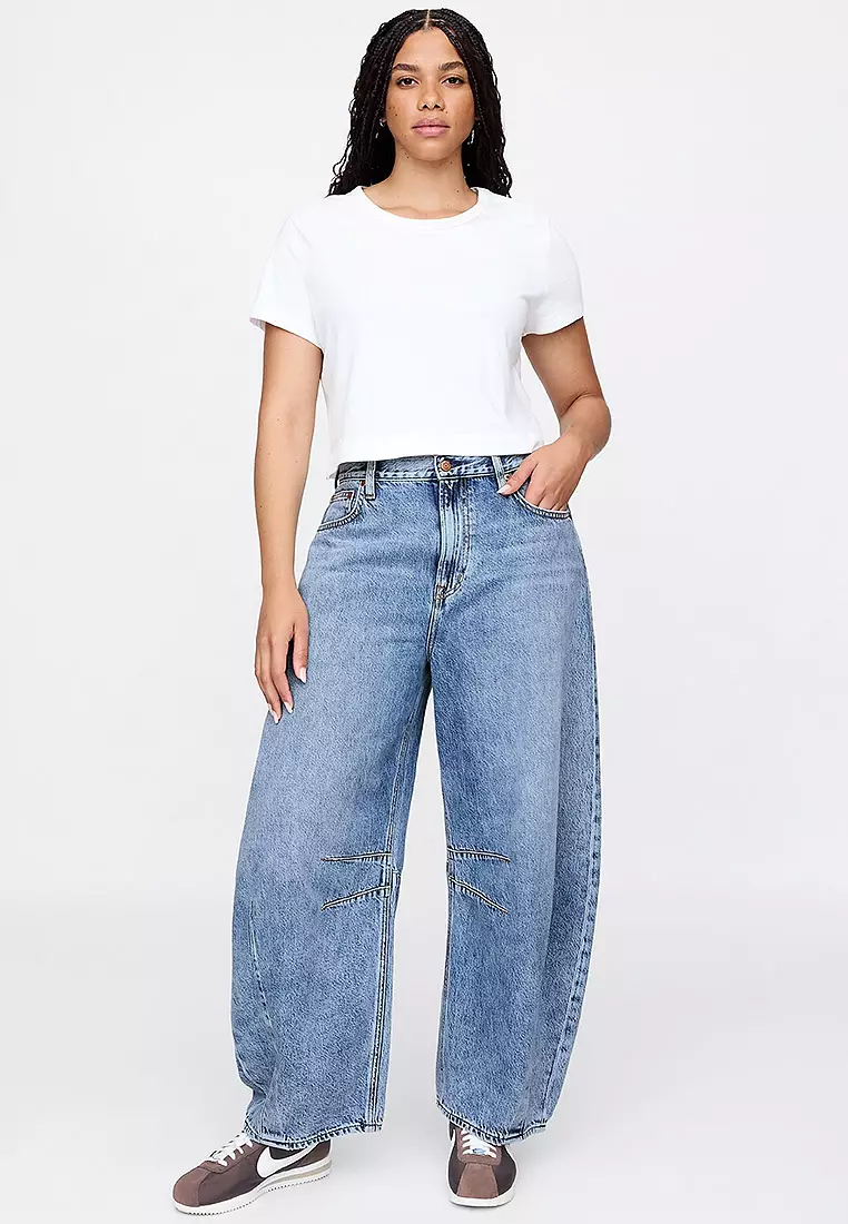 High Rise Horseshoe Jeans