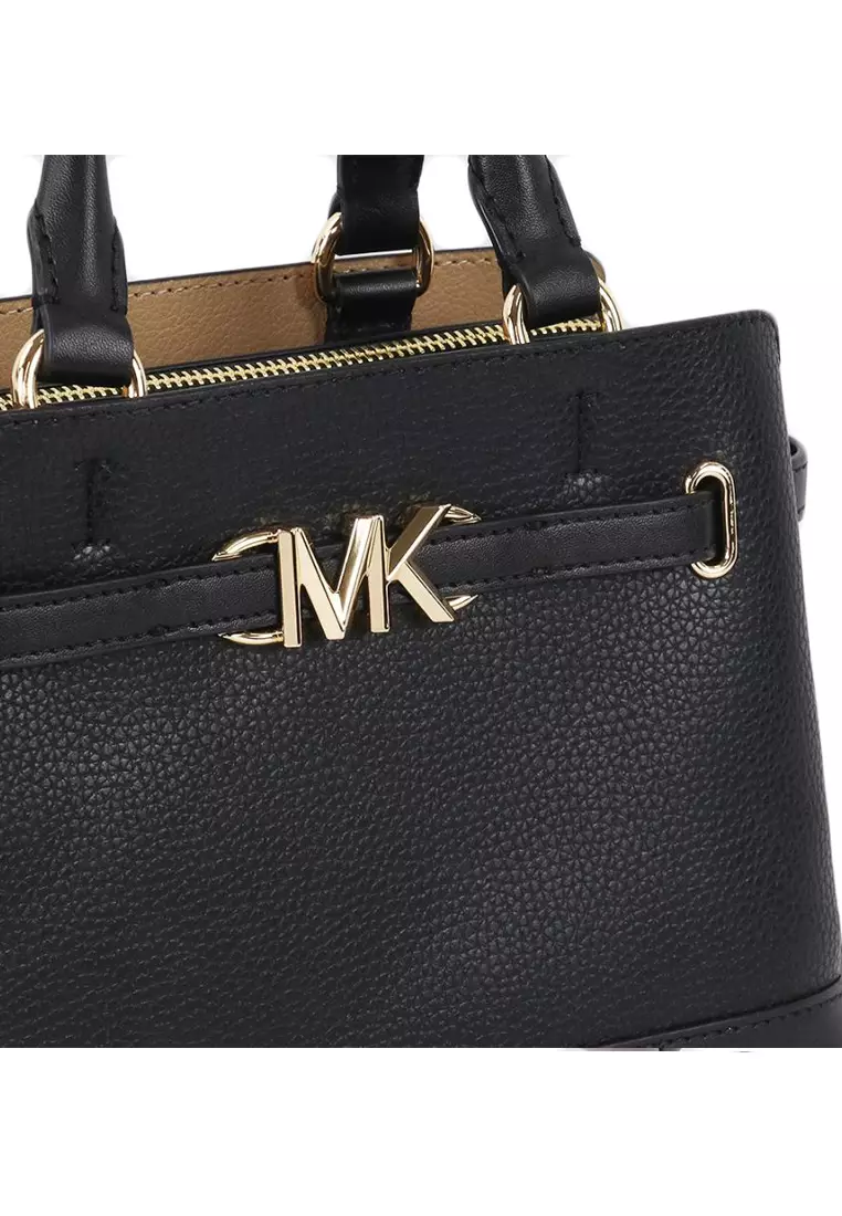 Michael kors reagan medium leather satchel hotsell
