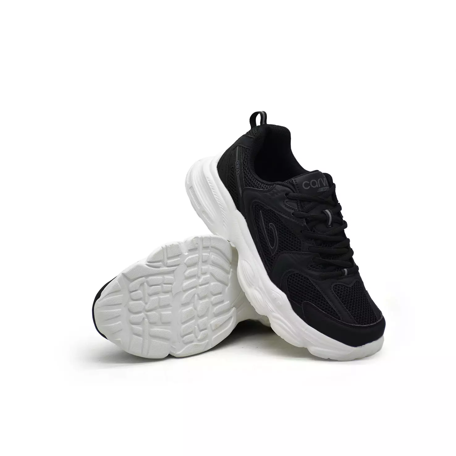 Carvil Sepatu Pria CRV 978-SM Black/White