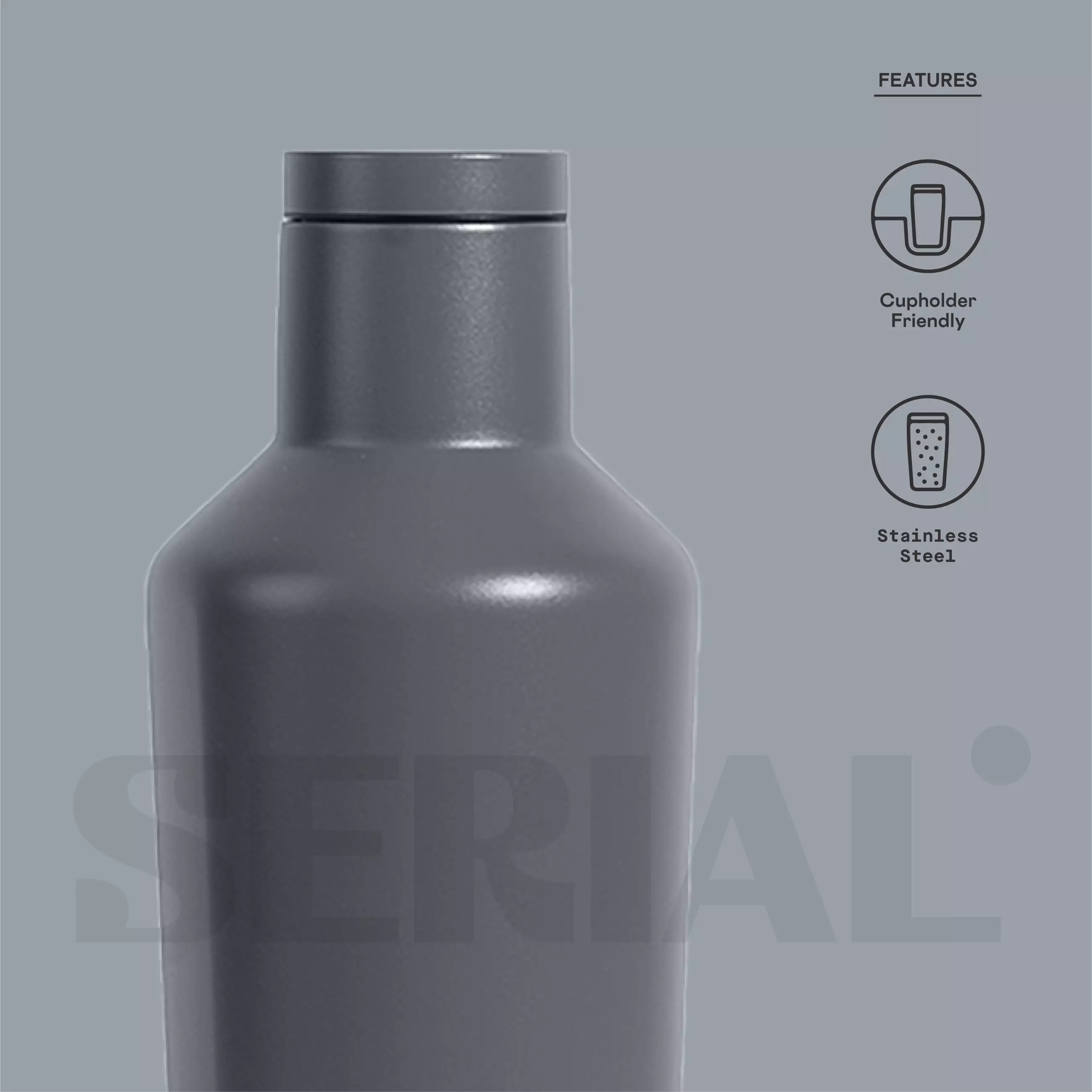 CORKCICLE Canteen 16oz - Flint