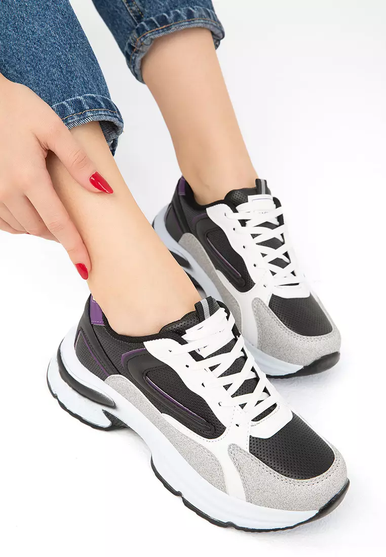 Women's Sneaker 19686 - Ice Black Purple