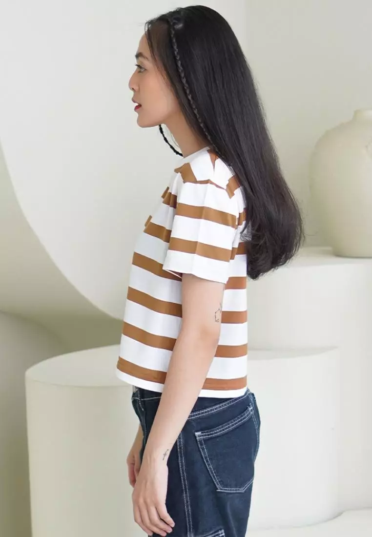 Matsuda Kaos Crop top katun Hollis