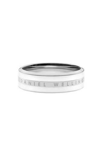 Spild placere kompromis Daniel Wellington Emalie Ring Satin White Silver 52 2021 | Buy Daniel  Wellington Online | ZALORA Hong Kong