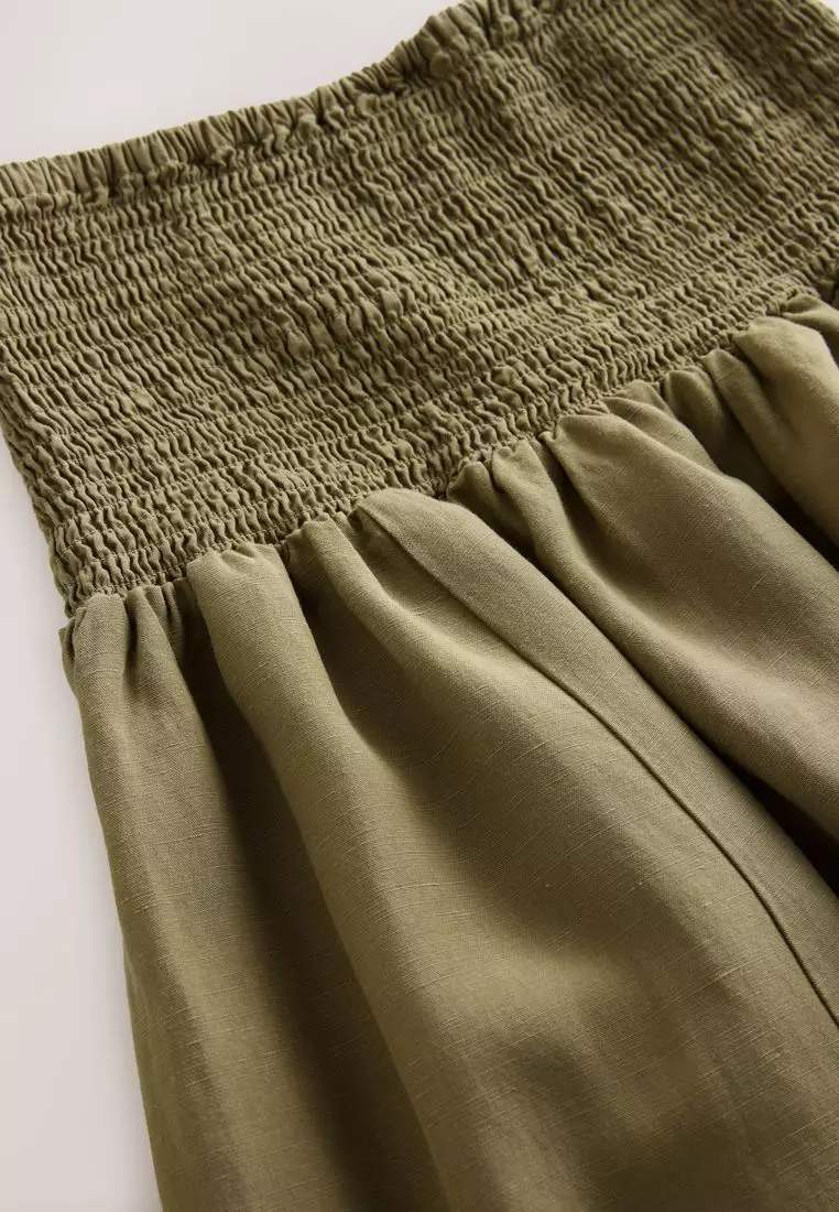 Drop Waist Maxi Skirt