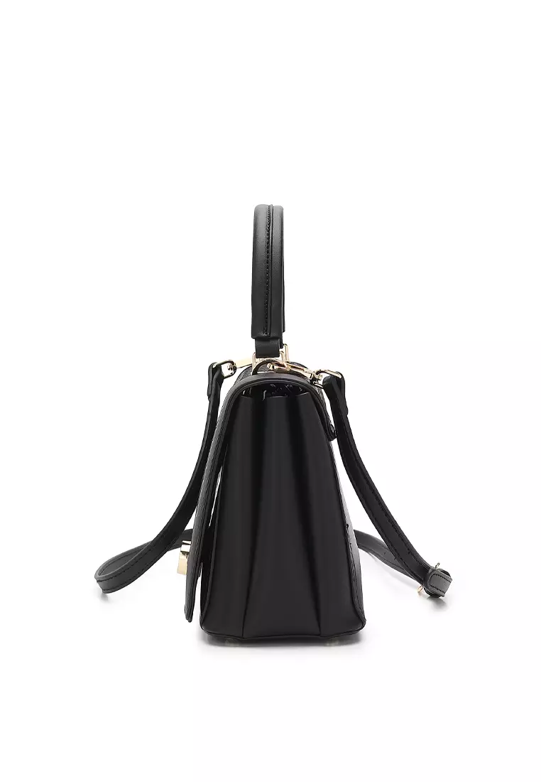 Women's Top Handle Bag / Sling Bag / Crossbody Bag (Tas Selempang / Tas Tangan) - Hitam