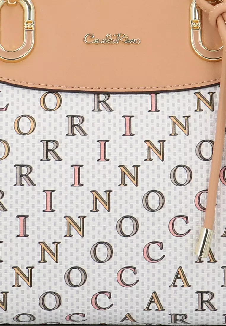 Elevate C Top Handle Bag - Dark Beige