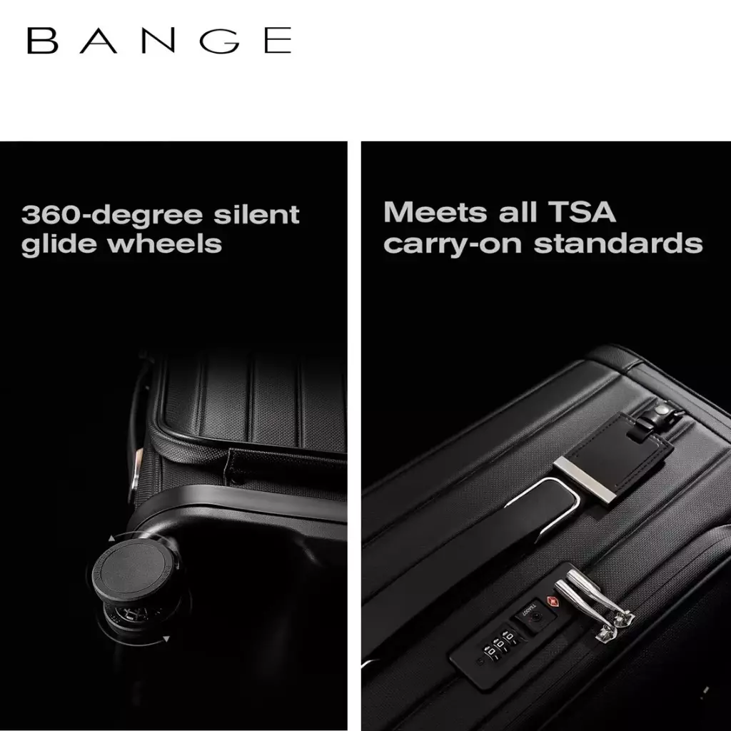 BANGE YL200 koper kabin 20 inch TSA LOCK-Black