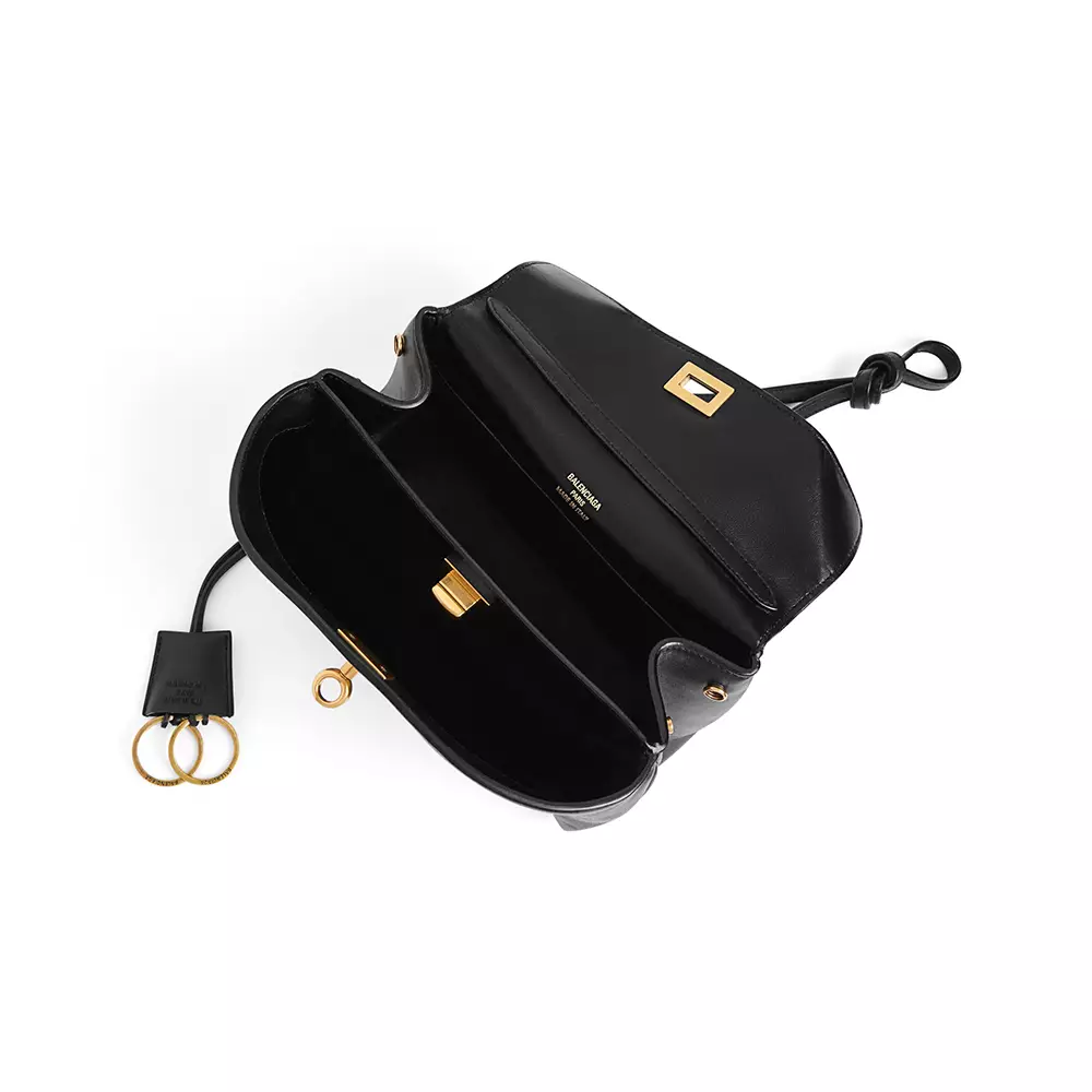 Rodeo Mini Smooth Calfskin Handbag Black