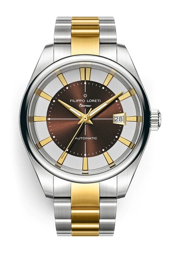 Filippo Loreti silver and gold Filippo Loreti - Eterno Classic - Eterno Classic AUTOMATIC watch, 42mm diameter 09A2AAC332D065GS_1
