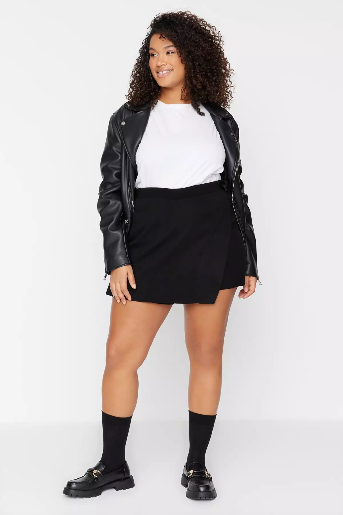 Black skirts clearance for plus size