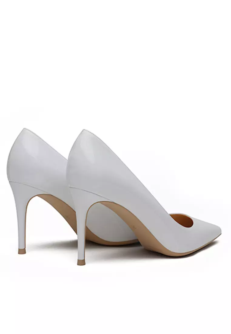 8CM Patent Pointed High Heel Shoes HZL180