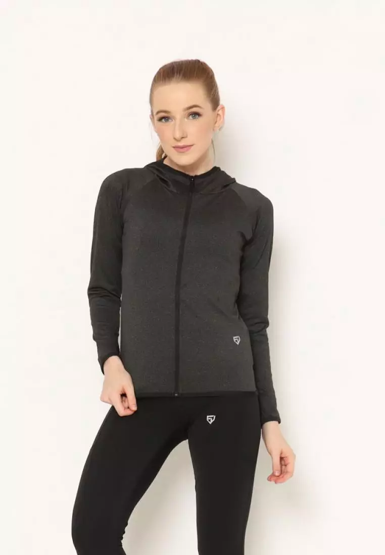 FITWEAR - BELLA B-HOODIE JACKET - DARK GREY