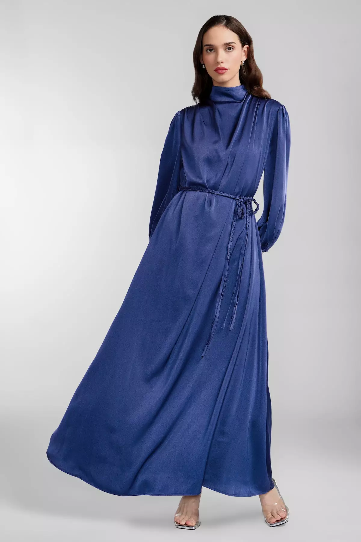 Benang Jarum - Leah Drapery Dress - Navy