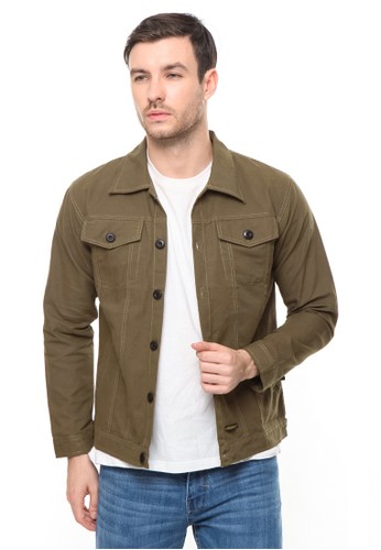 Jual HEMMEH Jaket Trucker Brown Hemmeh Original ZALORA 