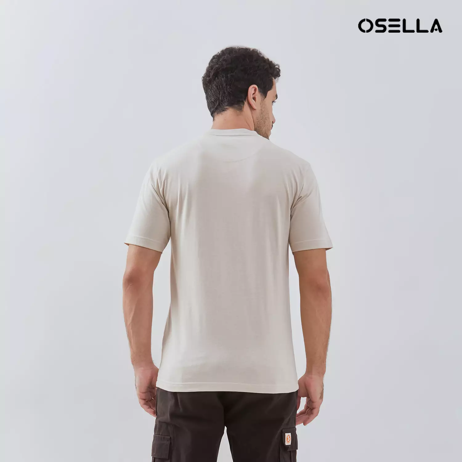 Osella Basic Reguler Fit T-Shirt 3072500350 | Atasan Kaos Basic Lengan Pendek Laki Laki
