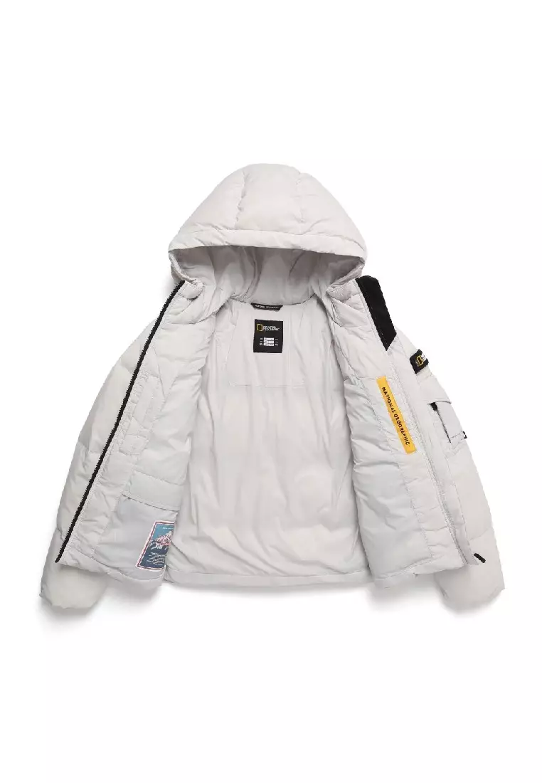 Women's GOLDEN MOLE Cropped Hooded Down Jacket