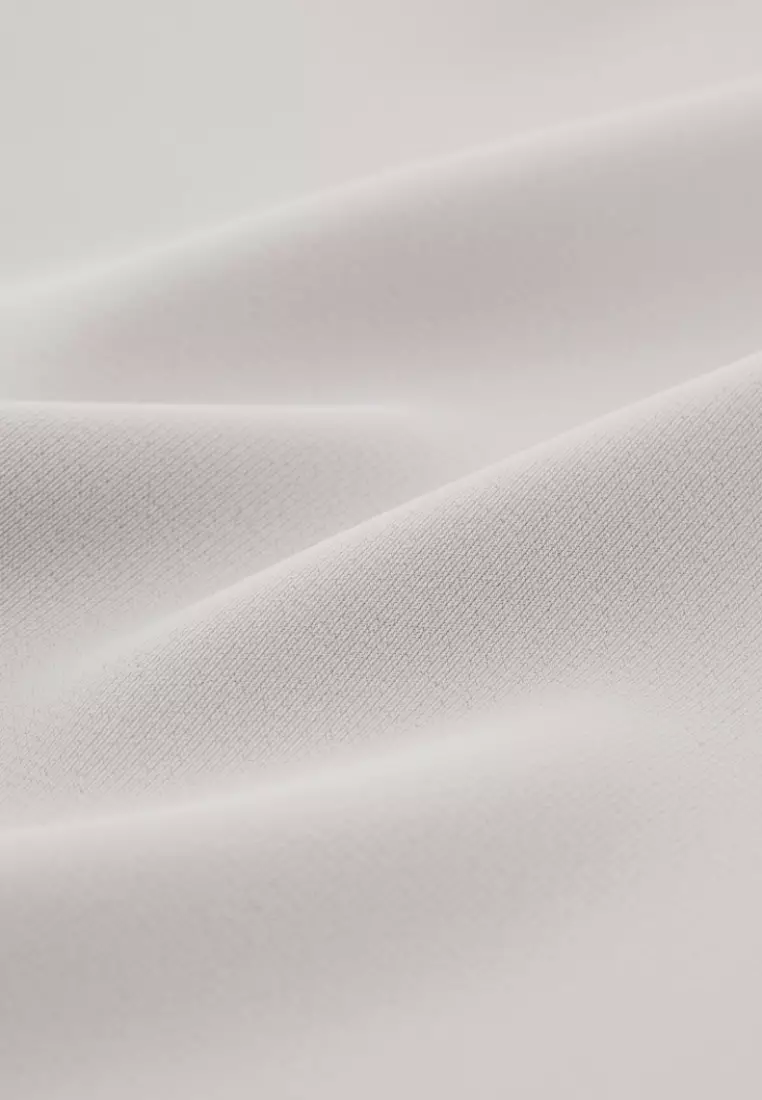 杏色前打折無袖上著