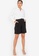 ZALORA WORK black Pleated Tailored Shorts E5201AA06CE9ECGS_4