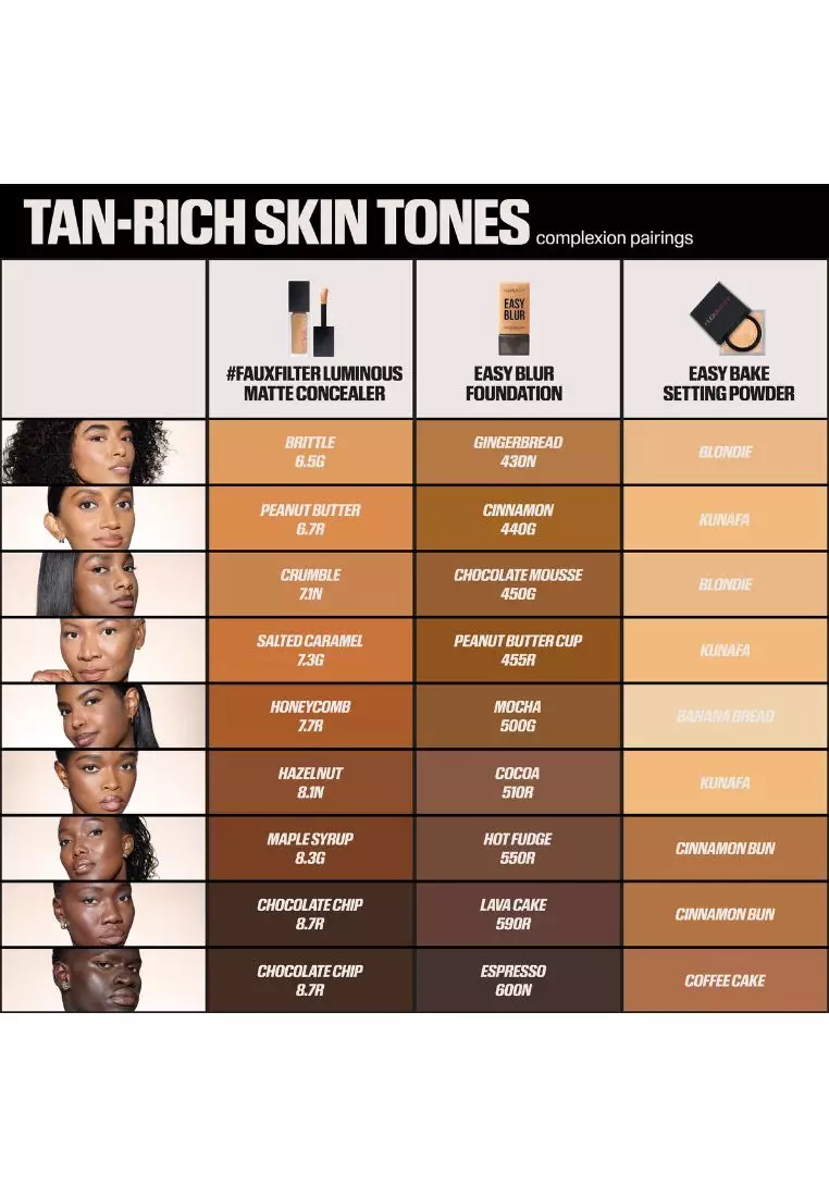 Huda Beauty Easy Blur Foundation Chocolate Mousse 450G