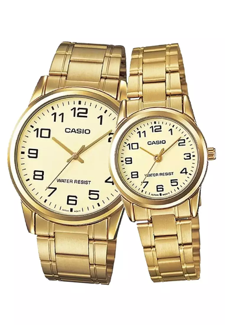 Analog Couple Watches Couple-V001G-9B