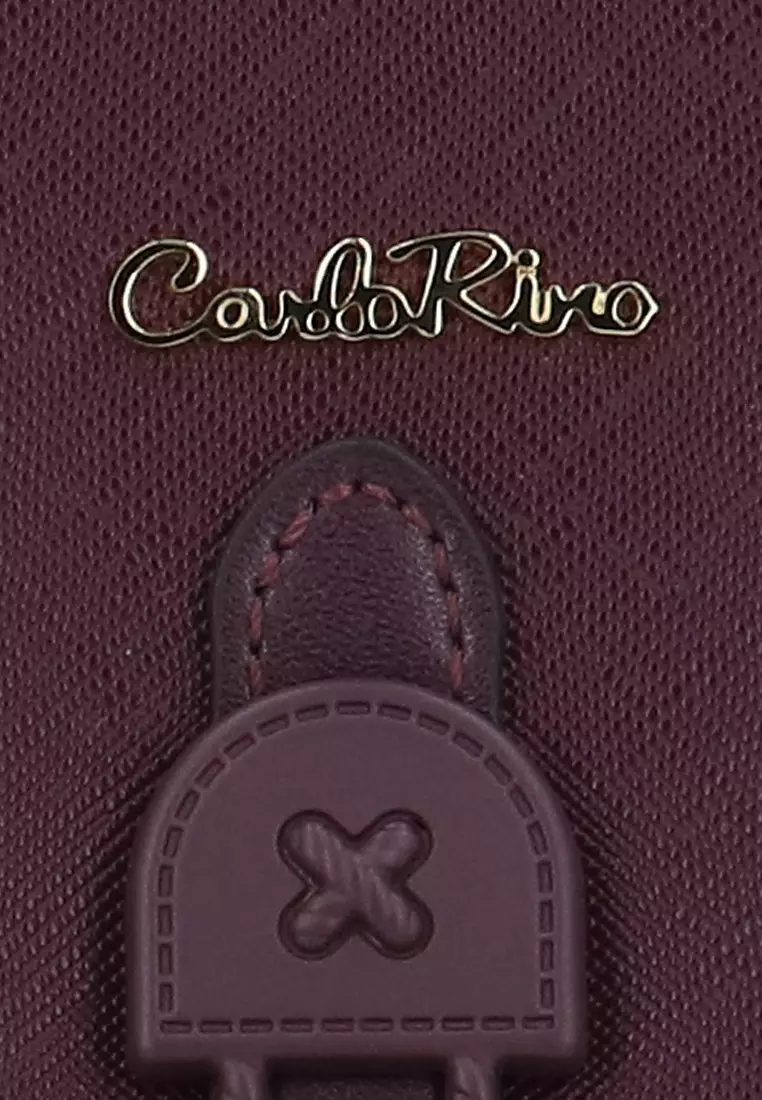 Sora Charm Shoulder Bag - Maroon