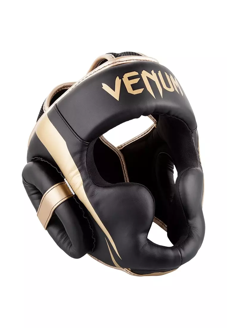 Venum Elite Boxing Headgear - Black/Gold