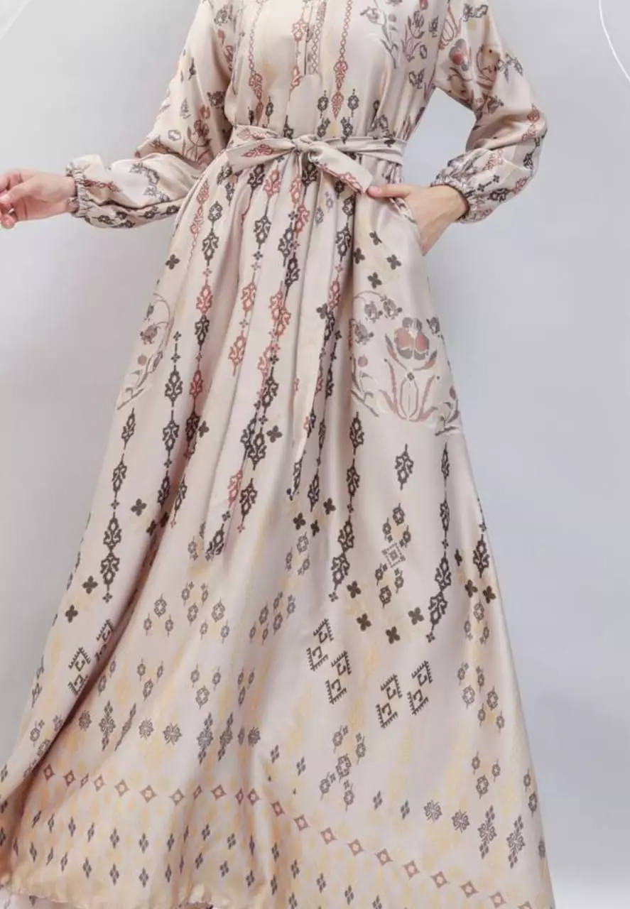 Vior Krem Dress Party Modern Premium MYA