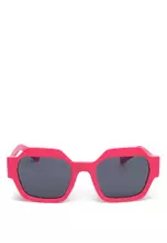 Buy London Rag Bold Bevel Square Sunglasses in Rose Red Online | ZALORA ...