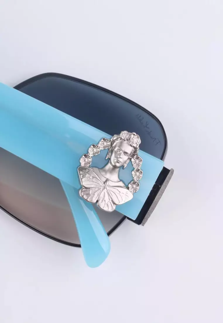 Frida Mask (FK-A2-Blue) Luxury Designer Sunglasses from London for Women