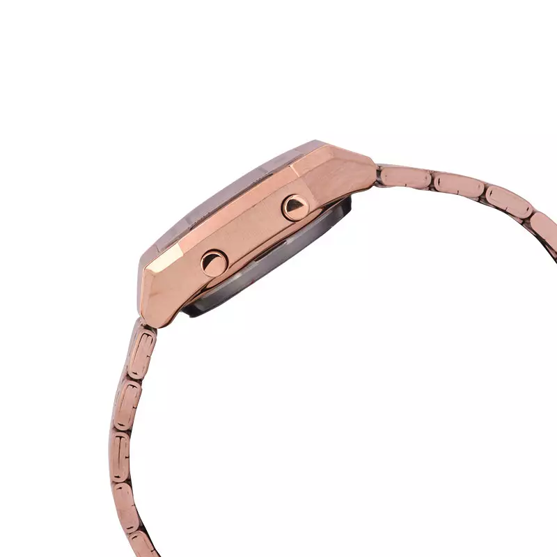 Jam Tangan Wanita Alexandre Christie Digi AC 9403 LH BRGLB Ladies Digital Dial Rose Gold Stainless Steel Strap