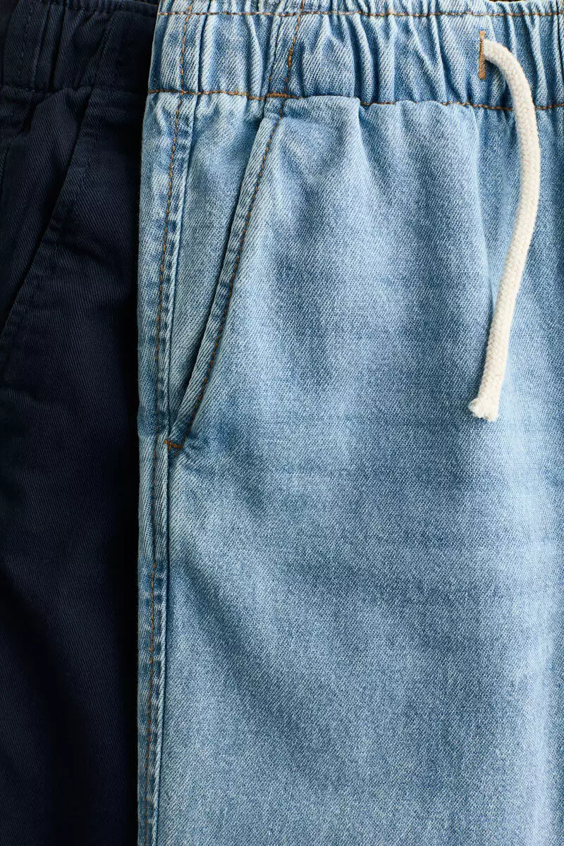 2-pack cotton joggers