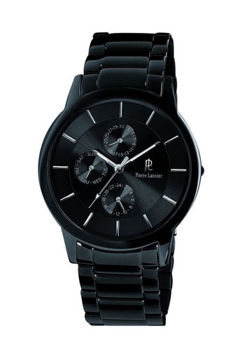 Pierre Lannier Watches - Jam Tangan Pria - Steinless Steel - 299B439 (Black)