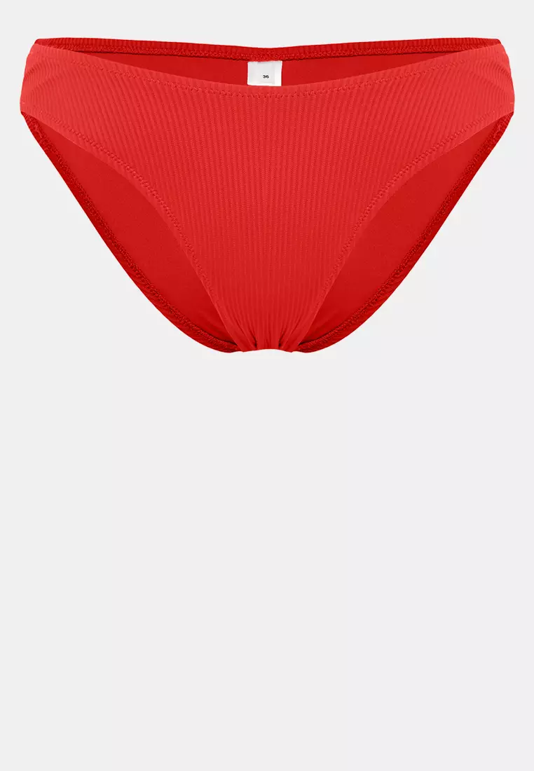 Textured Regular Bikini Bottom