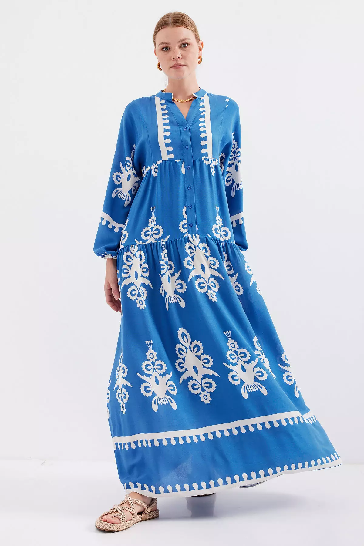 Ethnic Patterned Dress