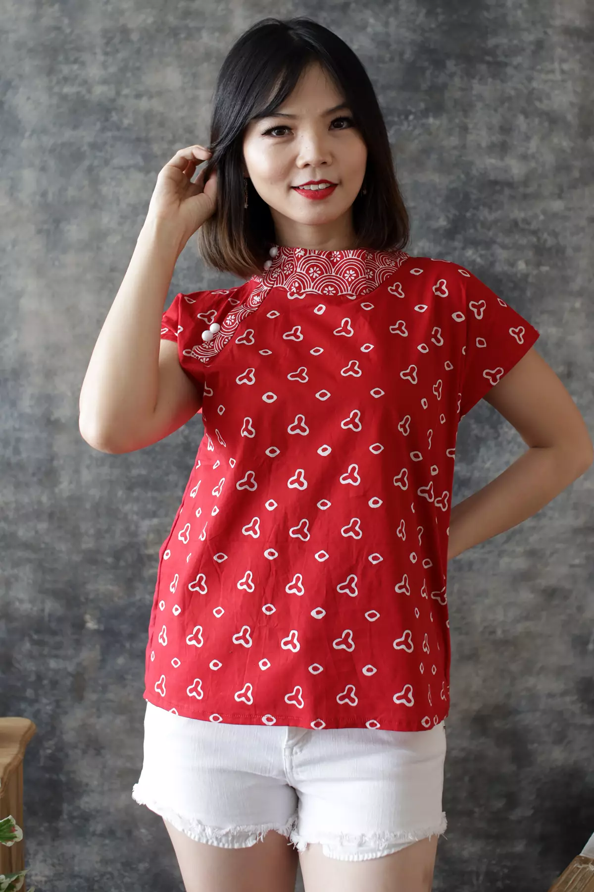 Nareswari Jumputan Batik Blouse