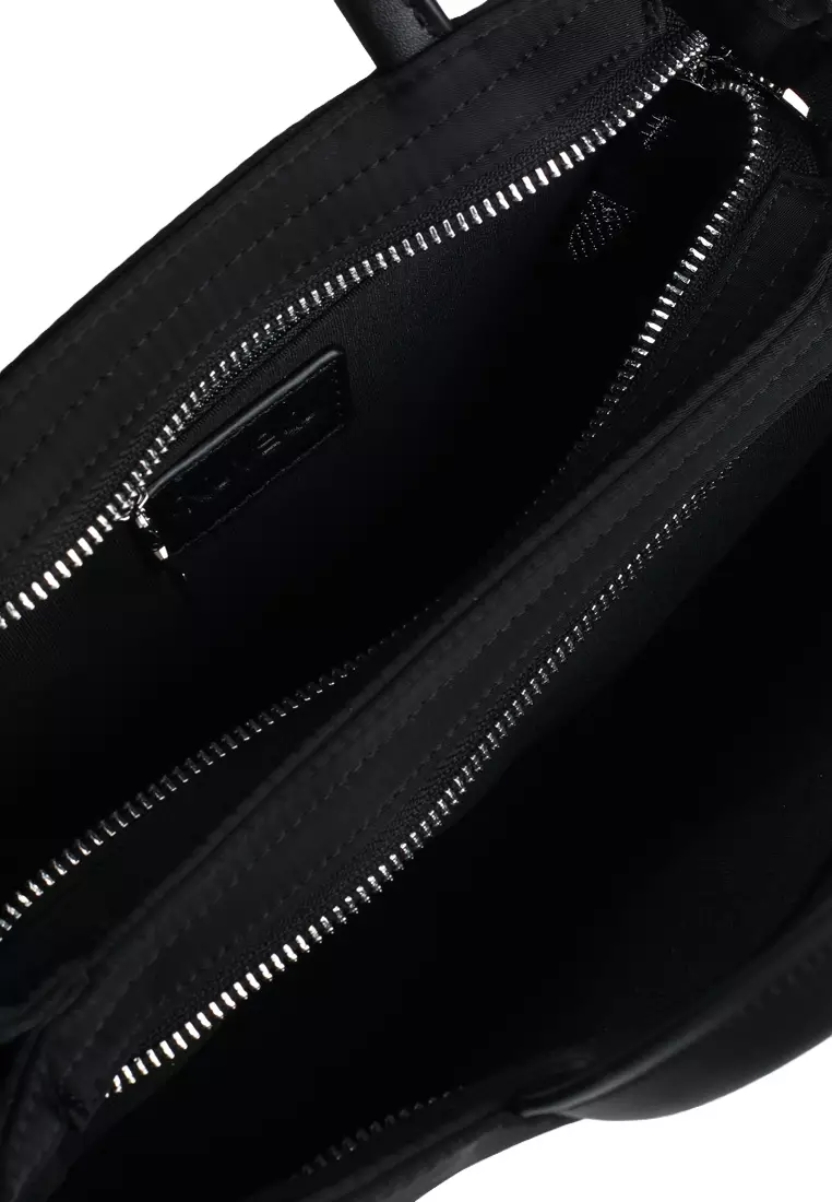 Premium Oxford Nylon Convertible Top Handle Bag With Pouch
