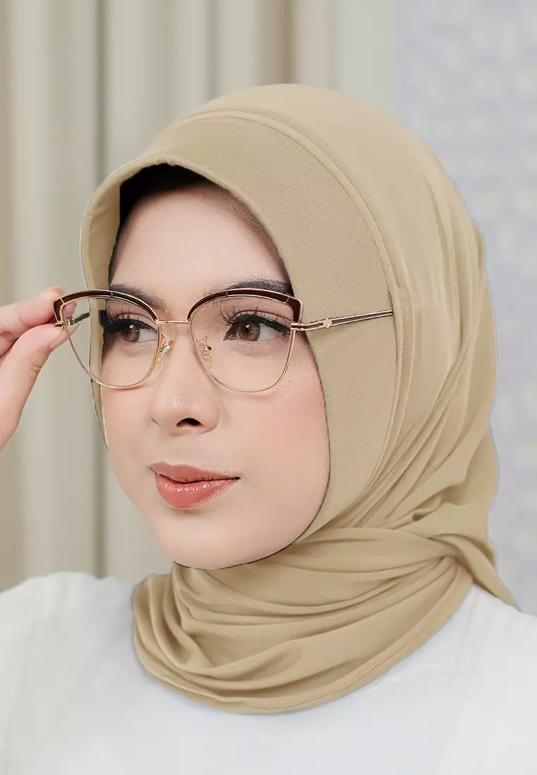 HIJAB INSTAN SOFTPAD AMEENA - NUDE