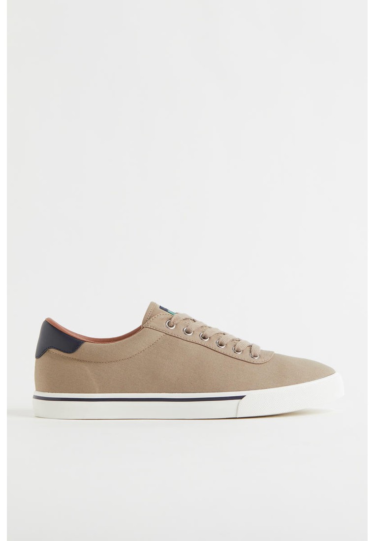 Cotton canvas trainers