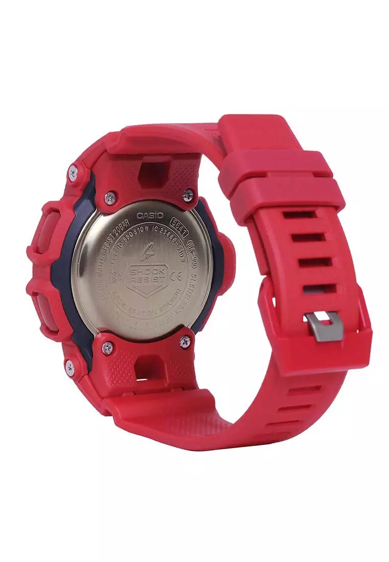 Casio G-SHOCK Jam Tangan Pria - Red Black - Resin - GBA-900RD-4ADR