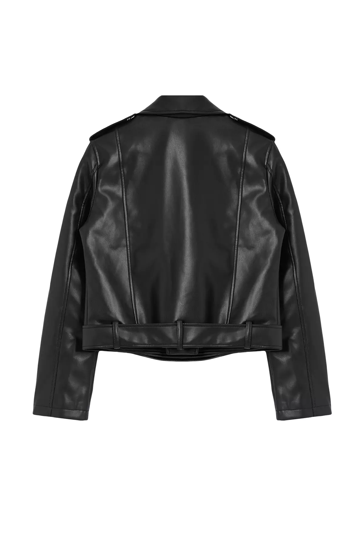 Jual Trendyol Faux Leather Biker Jacket Original 2025 ZALORA