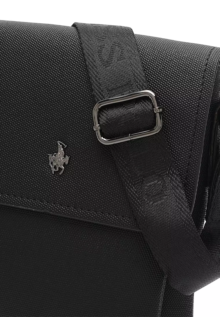 Men's Sling Bag / Crossbody Bag (Tas Selempang Pria) - Hitam