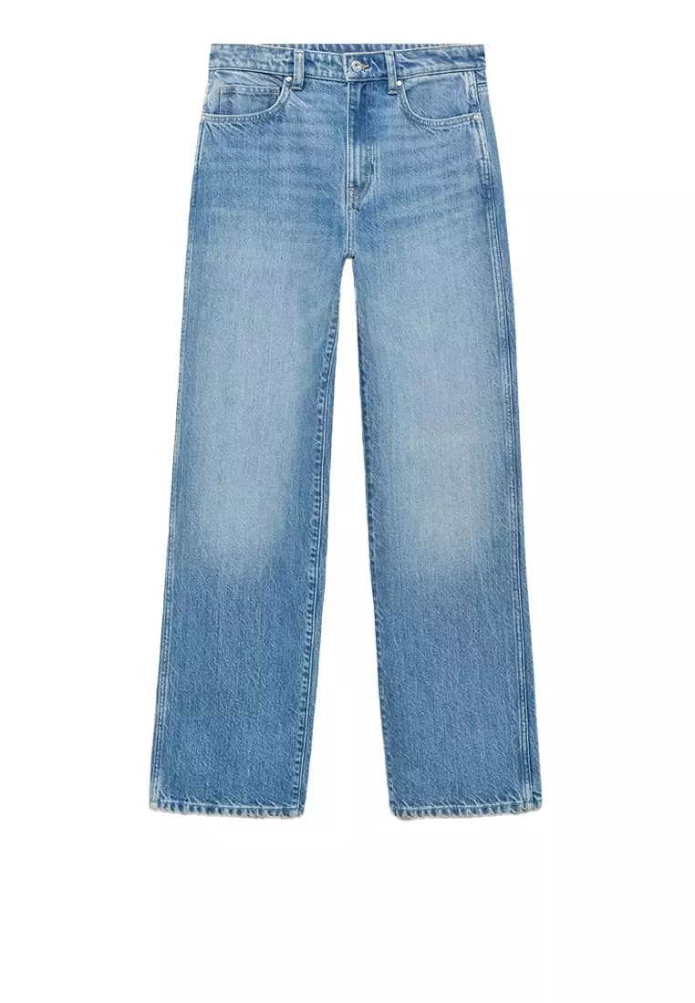 High Waist Straight Jeans