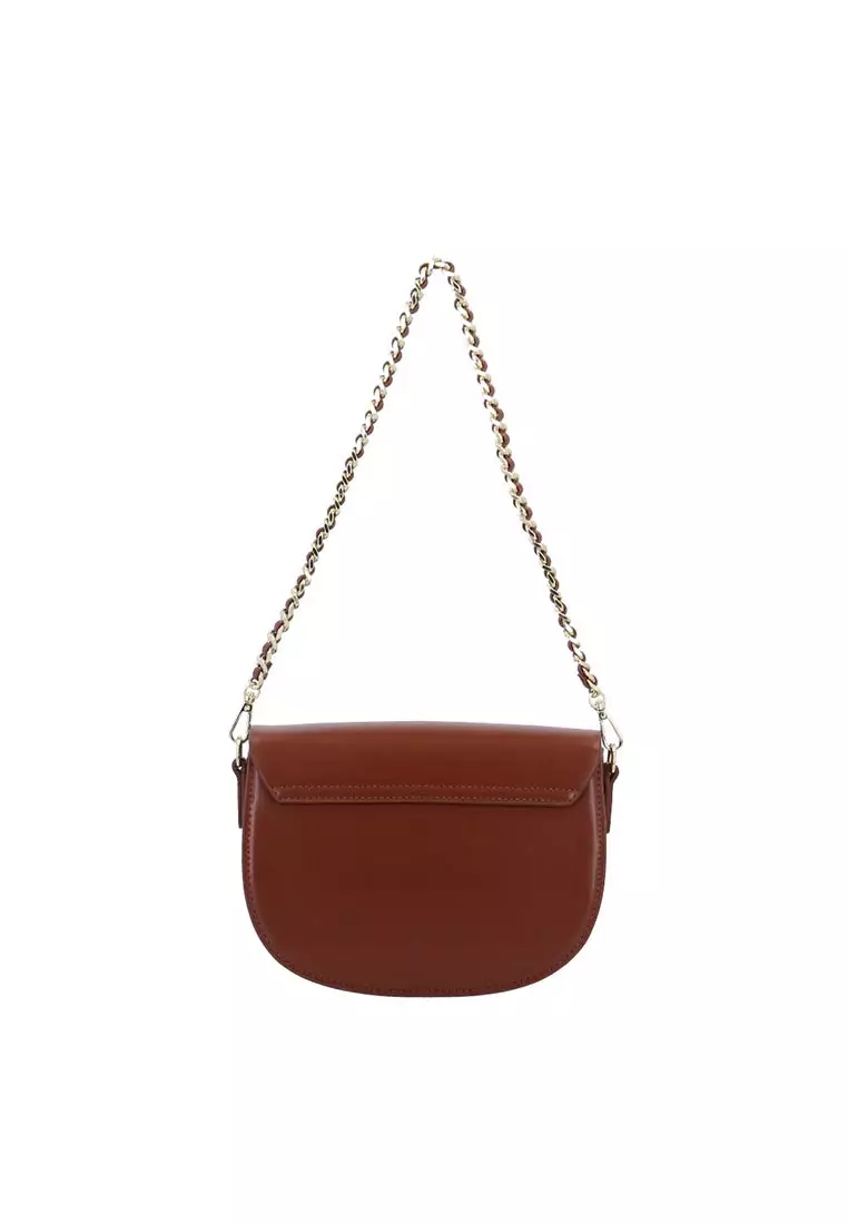 The Harper 2-Way Shoulder Bag - Medium Brown