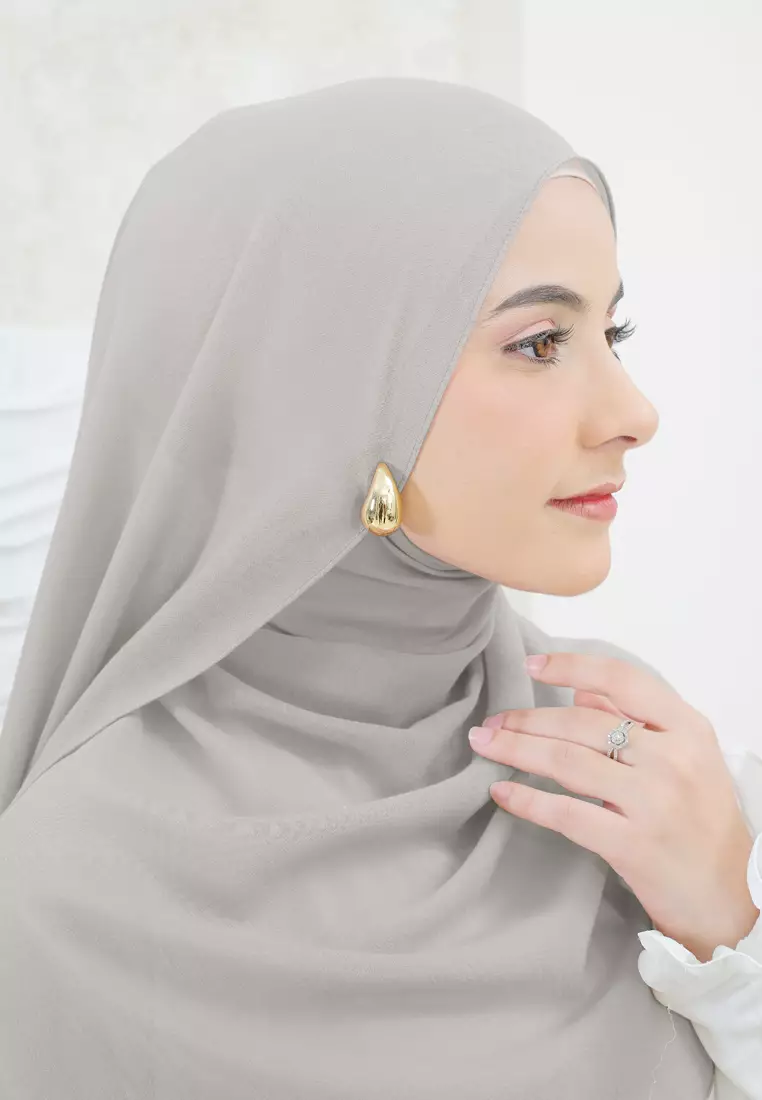 Cotton Bee - Ramya Shawl | Pashmina Viscose - Warm Grey