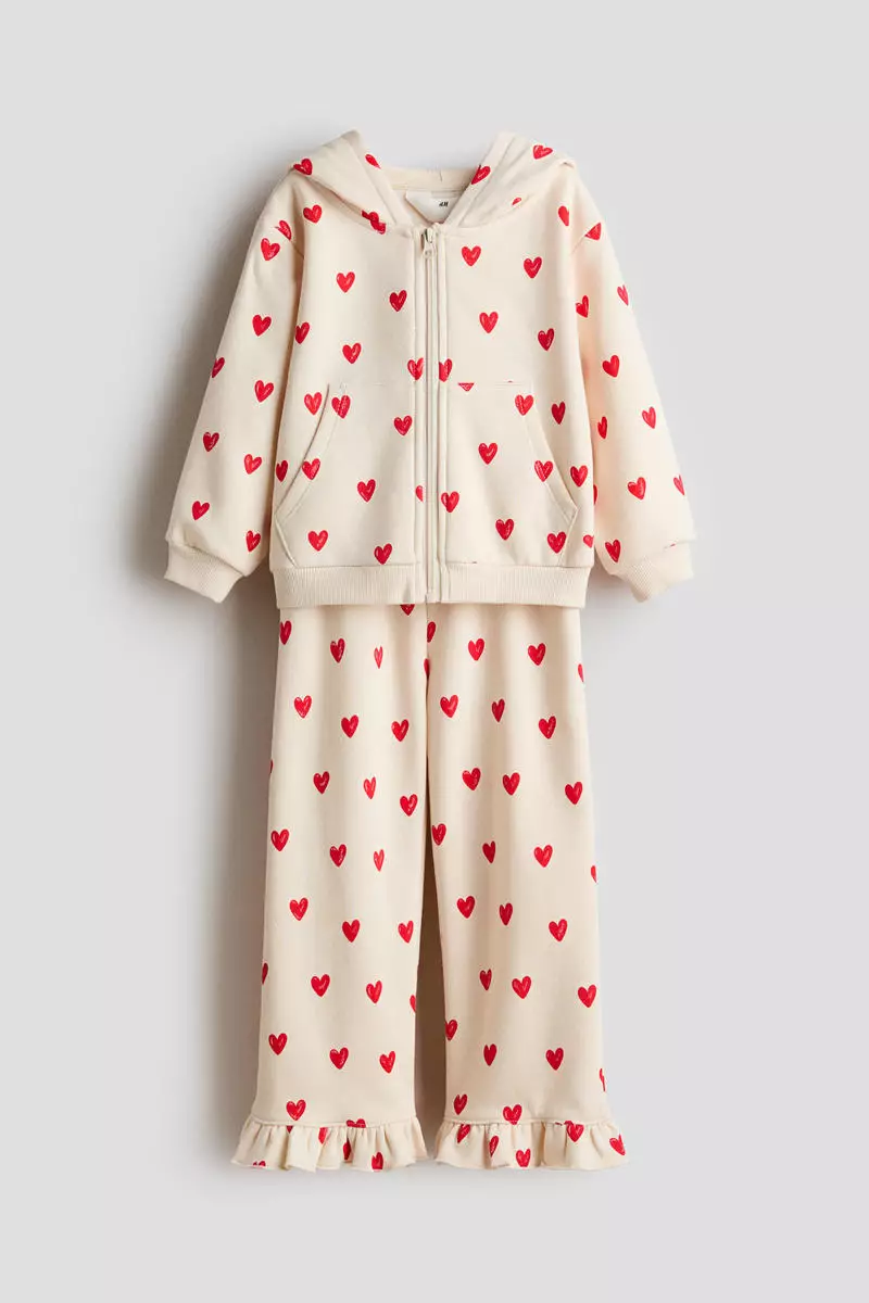2-piece printed sweatshirt set