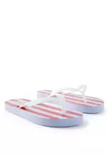 Dawn Blue/Varsity Red Block Stripe